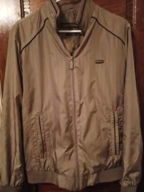 Men's Lightweight Zip-Front Jacket in Taupe